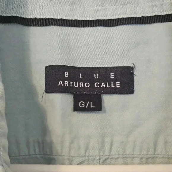 BLUE ARTURO CALLE 100% ALGOLODON EUC SIZE LARGE - Picture 5 of 8